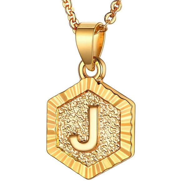 Tiny 9ct Gold Alphabet Letter J Necklace 16-20 Inches Name Initial